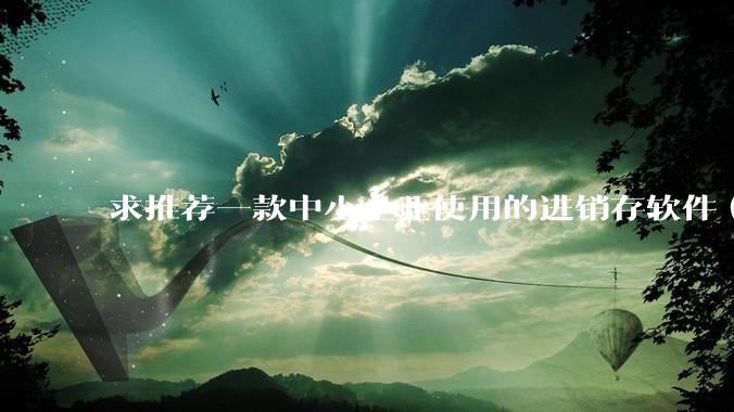 求推荐一款中小企业使用的进销存软件（零售批发类，要有记录序列号功能）?